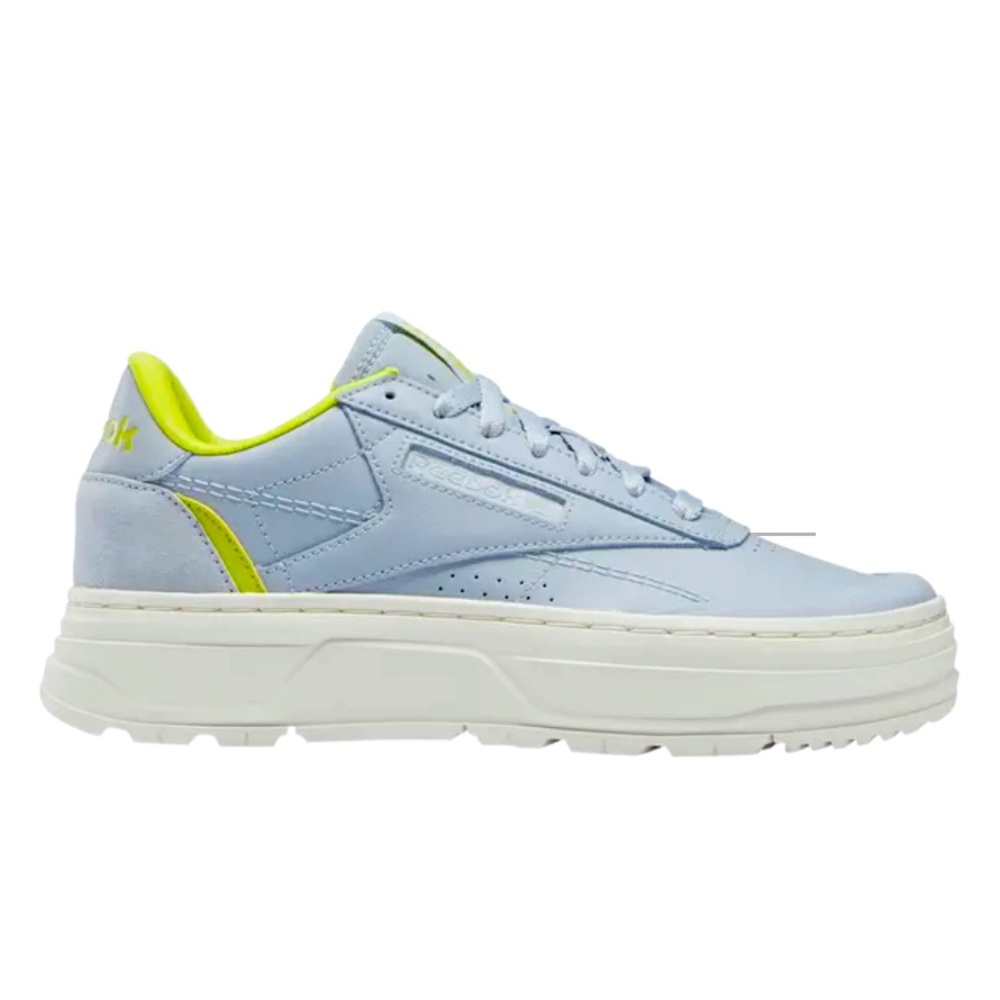 Reebok 2021
Wmns Club C Double Geo 'Gable Grey Acid Yellow